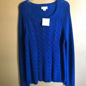 NWT XL Liz Claiborne sweater